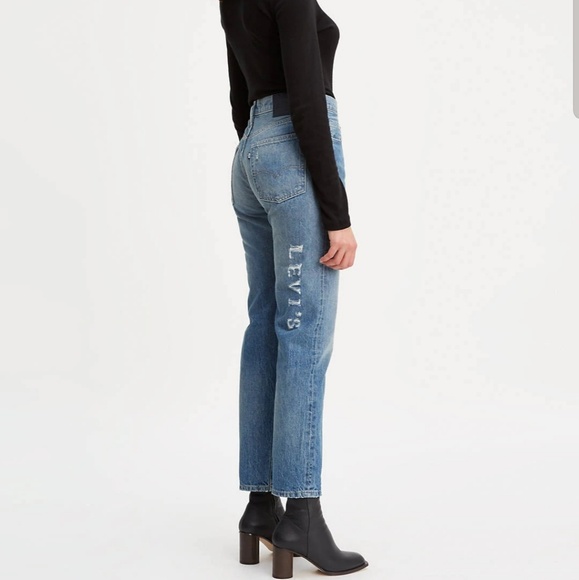 Levi's 501 Made & Crafted High Rise Straight Jeans - Picture 2 of 8